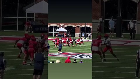 LIBERTY FLAMES FOOTBALL SPRING GAME🔥❗️ #americanfootball #libertyflames #youtubeshorts #va