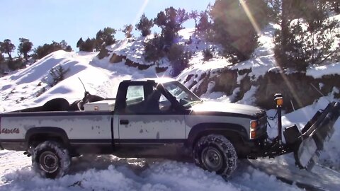 Snowplowing The Switchback Road