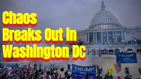 Capitol Hill, Washington DC in Chaos, Civil War coming