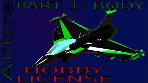 Alibre CAD - Make a JAS-39 Gripen Part 1: Body |JOKO ENGINEERING|