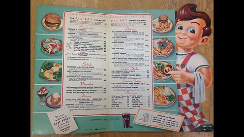 Classic Menu's, Food And Stories From Days Gone By