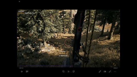 Hunting from a tree stand on Far Cry 5