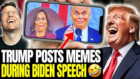 Trump TROLLS Biden's State of the Union with MEMES And Hilarious Posts | 'DRUGS Are Wearing OFF!' 🤣