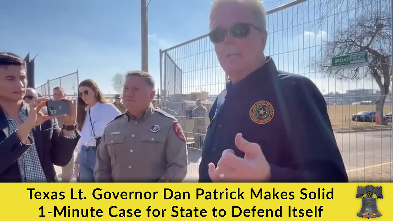 Texas Lt. Governor Dan Patrick Makes Solid 1-Minute Case for State to ...