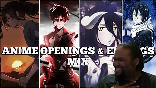 Anime Openings & Endings Full Compilations Reaction