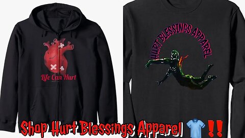 Shop Hurt Blessings Apparel 👕 on Hurtblessings.com & Amazon ‼️#hurtblessingstv #Amazon #streetwear