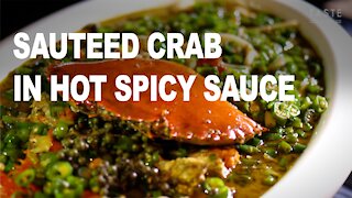 Sauteed Crab in Hot Spicy Sauce