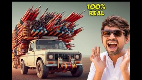 We Launch 1000 Rockets From car_100% Real