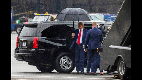 'A very sad day for America' - Trump departs DC after pleading not guilty