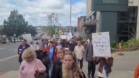 LEAVE OUR KIDS ALONE #1MillionMarch4Children Great turnout in Saint John, NB!