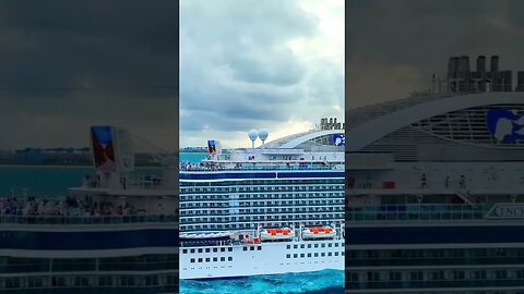 Princess Cruises look 💯 sailing out! Have you sailed on Princess? #cruise #shorts