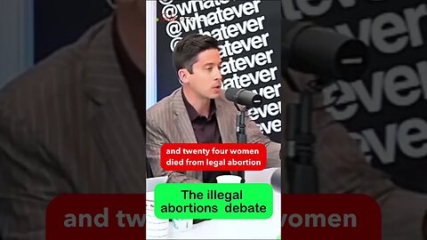 The illegal abortions debate with Michael Knowles #redpill