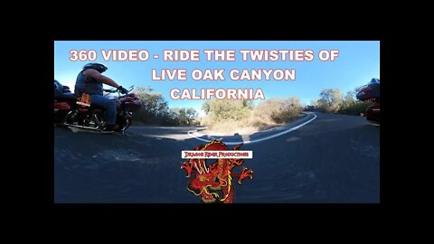 Ride alongside a Harley Road Glide CVO Ultra. Twisties in 360 views or best in VR- Virtual Reality.