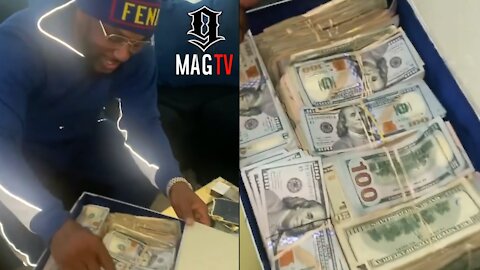 Cam'Ron's Patna Gives Him A Box Of Money For Changing His Life! 💵