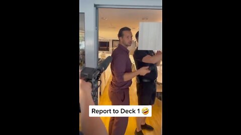 Report to Deck 1 😂 | Tate Speach