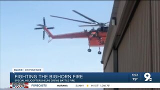 Special helicopter helps battle Bighorn Fire