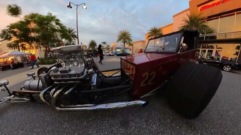 ONE of ONE Street Rod - DRAG-U-LA - Promenade at Sunset Walk - Kissimmee, Florida #insta360