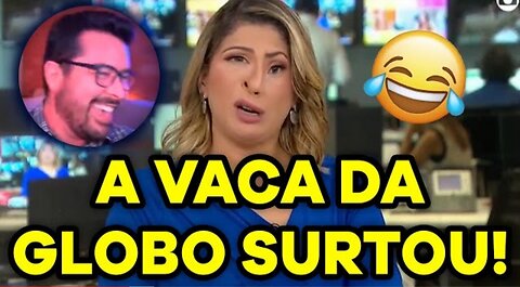 A VACA DA GLOBO ATACA NOVAMENTE 😂 Daniela Lima SURTA com esquerdista, que acaba demitida