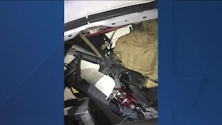 Police release photos showing the rifle Rittenhouse allegedly used in Kenosha shooting