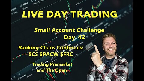 LIVE DAY TRADING | $2.5k Small Account Challenge - Day 42 | Trading Pre-Market and The Open |