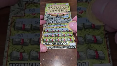 NEW $200,000 Lottery Tickets Nest Egg Scratch Offs!