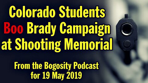 Colorado Students Boo Brady Campaign at School Shooting Memorial