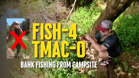 Largemouth snaps line while fishing Illinois River. | Riverside Hideaway | Fayetteville, AR