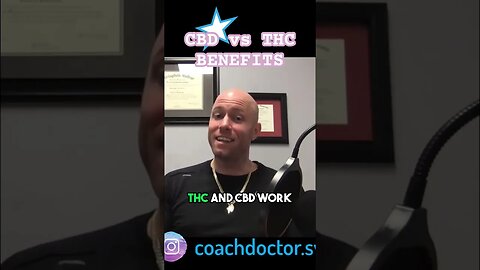 CBD vs THC Benefits #cbdforpain #fitness #coach #podcast #fitnesspodast #health