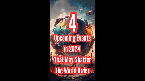 Upcoming Events in 2024 That May Shatter the World Order