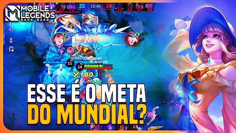 LANCEI O META DO MUNDIAL NA RANKED E ISSO ACONTECEU KKKKKKKK | MLBB