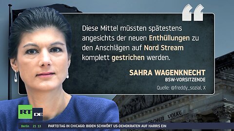 Bundeshaushalt 2025 und Nord-Stream-Anschlag: Kein Geld für die Ukraine?