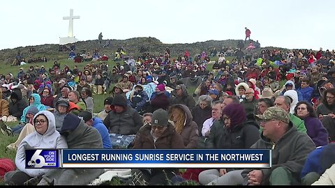 Easter sunrise service at Lizard Butte is a family tradition enjoyed by so many people