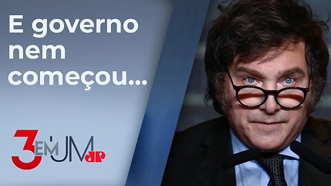 Líder sindical reage a plano de privatizações do presidente eleito Javier Milei na Argentina