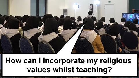 How can I incorporate my religious values whilst teaching?