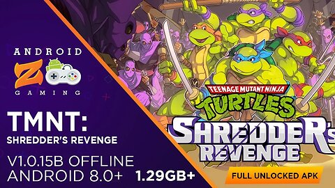 TMNT: Shredder's Revenge - Android Gameplay (OFFLINE) 1.2GB+