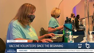 Vaccine volunteers since the beginning