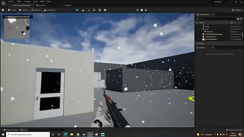 Cómo crear efecto nieve - Unreal Engine 5