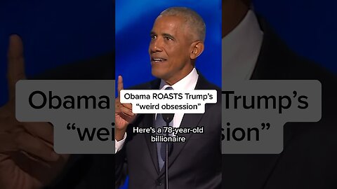 Obama roasts Trump's 'weird obsession'