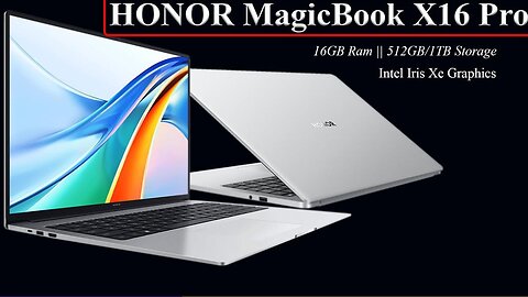 Honor MagicBook X16: Budget notebook with Intel processor