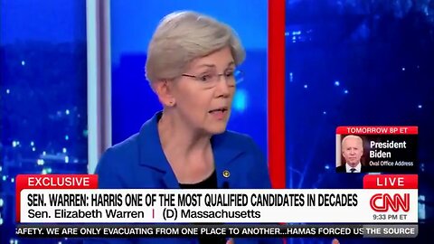 'Quite Bloodthirsty': Sen. Elizabeth Warren Points To Kamala Harris' Biggest Accomplishment As VP