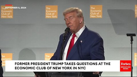 President Trump Takes Questions After Question About The Economy, National Security, And More