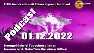 Erzengel Gabriel Tagesbotschaften – 01.12.2022 + Podcast