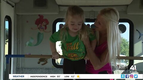 Kansas City-based 'Gym Bus' teaches children gymnastics on bus