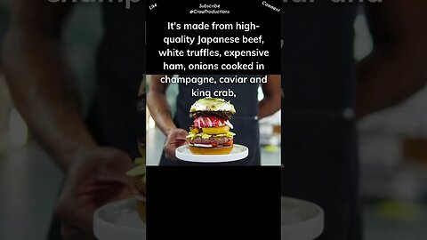 Most expensive burger