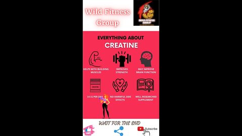 🔥Everything about creatine🔥#shorts🔥#viralshorts🔥#fitnessshorts🔥#wildfitnessgroup🔥