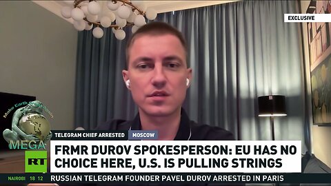 FRMR Durov Spokes Person Georgy Lobushkin on the Arrest of Telegram Founder and Owner Pavel Durov in France | Full interview with Tucker Carlson BELOW