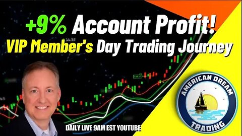 Navigating Impressive Gains - VIP Member's +9% Account Profit Day Trading Journey