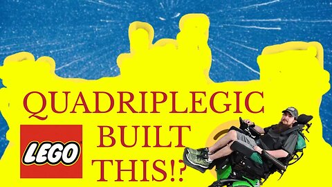 quadriplegic builds epic medieval fortress with legos