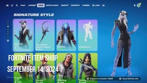 Fortnite Item Shop|September 14, 2024