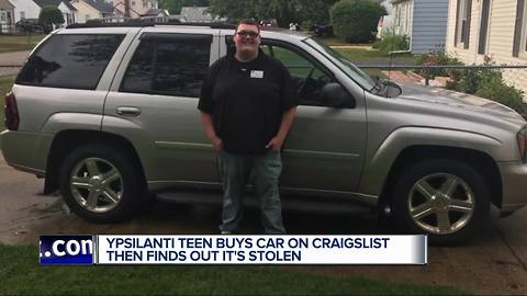 Ypsilanti teen out thousand after buying stolen car off Craigslist